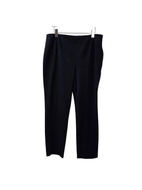 Talbots Side Zip Flat Front Crop Trouser Pants Size 14